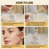 MOOLINSE Deep Collagen Silk Peptide Ampoule – Anti-Aging Facial Serum