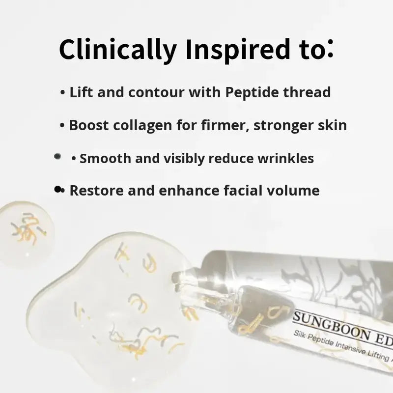 MOOLINSE Deep Collagen Silk Peptide Ampoule – Anti-Aging Facial Serum
