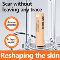 MOOLINSE Silicone Scar Stick – For Acne, Scar & Uneven Skin Tone, Hypoallergenic