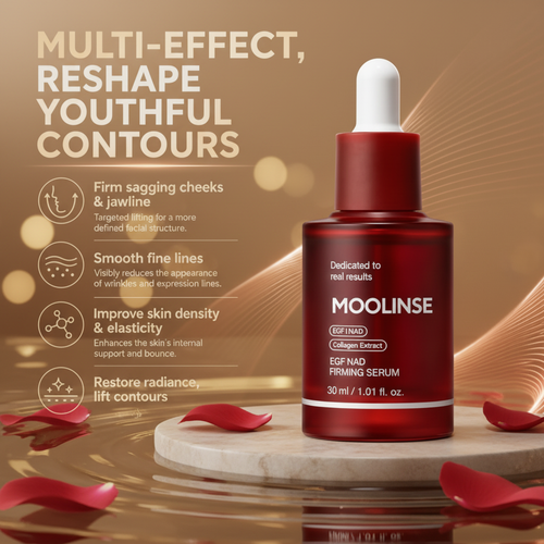 MOOLINSE EGF Peptide Firming Serum – Anti-Aging Collagen Serum for Face & Neck