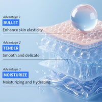 MOOLINSE Peptide Collagen Essence Cream – Anti-Aging Firming Face Cream, 2-Piece Syringe Set