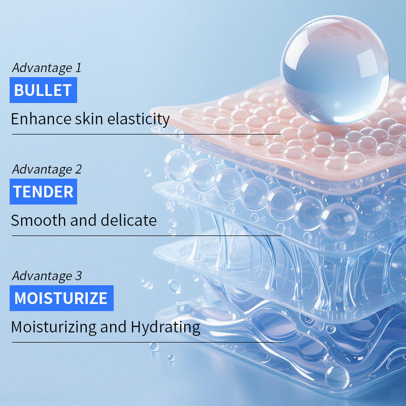 MOOLINSE Peptide Collagen Essence Cream – Anti-Aging Firming Face Cream, 2-Piece Syringe Set