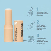 MOOLINSE Silicone Scar Stick – For Acne, Scar & Uneven Skin Tone, Hypoallergenic